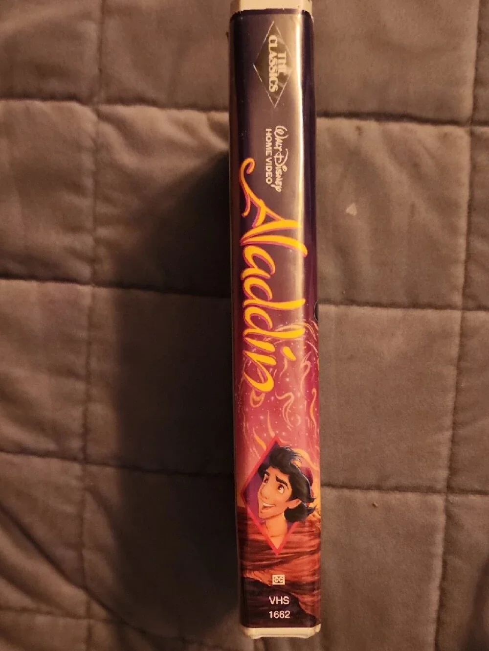 The Classic Black Diamond Walt Disney Aladdin VHS Cover - Colorful